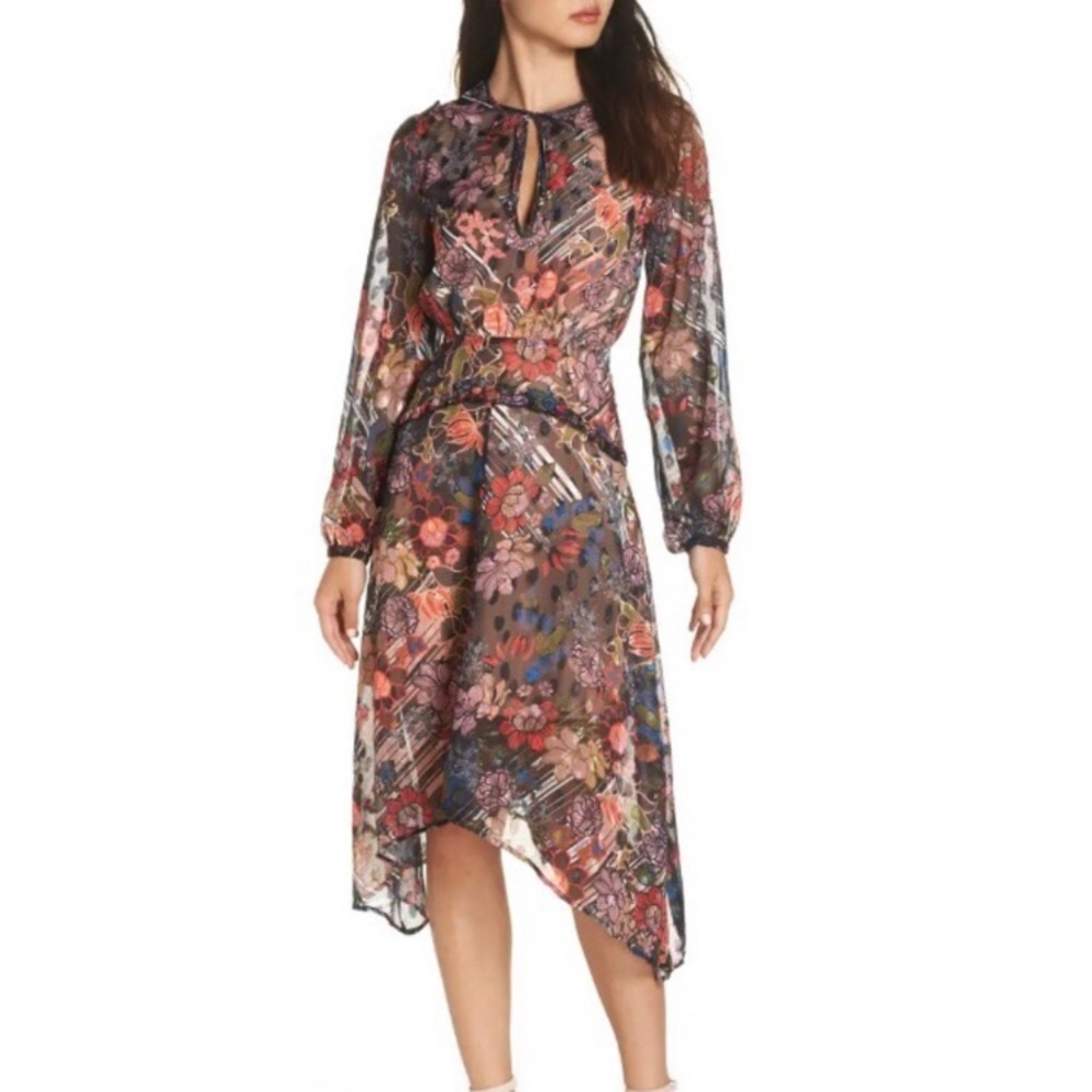 🦋🌙 FOXIEDOX x ANTHROPOLOGIE | Beautiful Multi-Print Dress